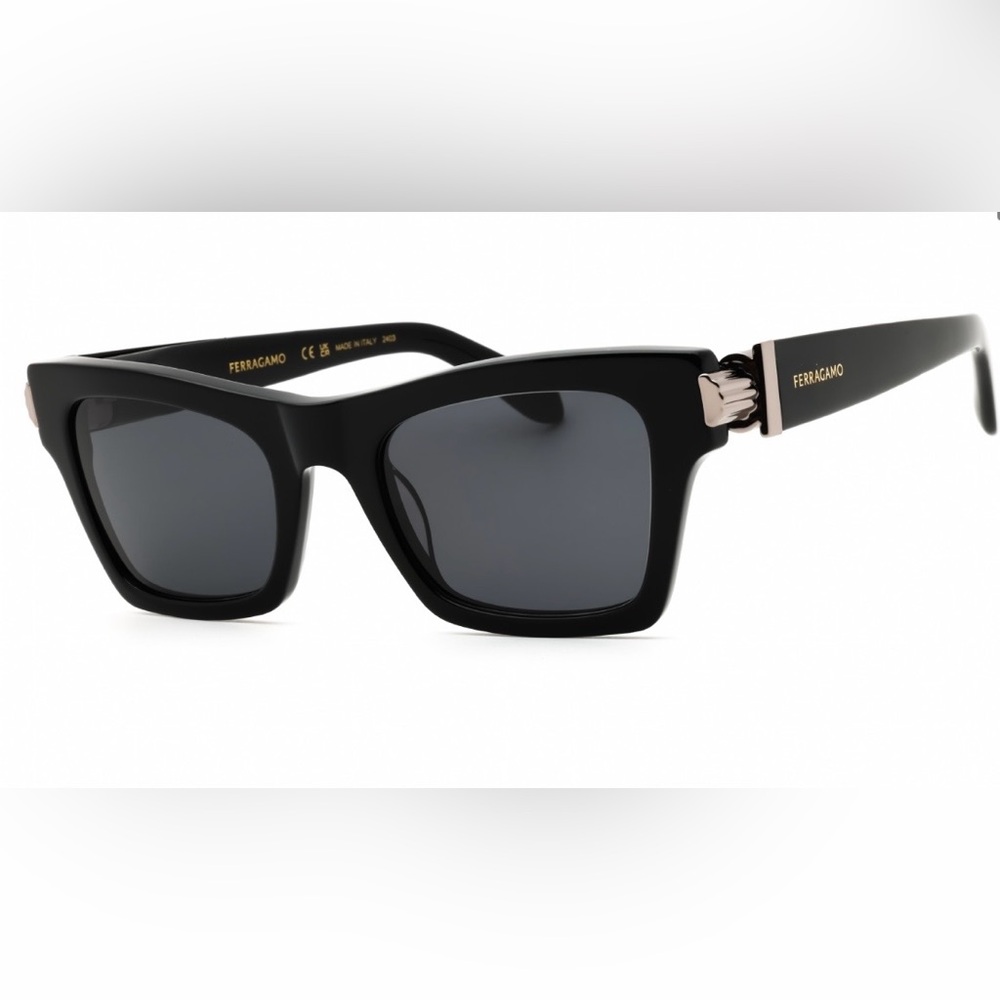 Salvatore Ferragamo Black Sunglasses (NWT)